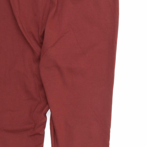 George Womens Brown  Rayon Trousers  Size 18 L26 in