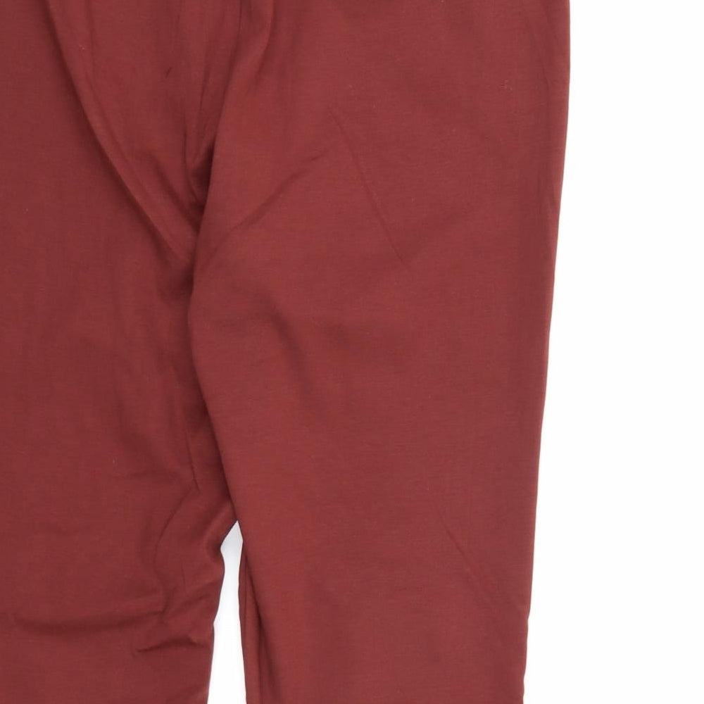 George Womens Brown  Rayon Trousers  Size 18 L26 in
