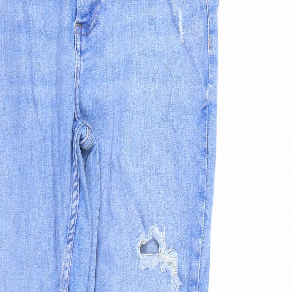 Denim co. Womens Blue  Denim Skinny Jeans Size 14 L26 in