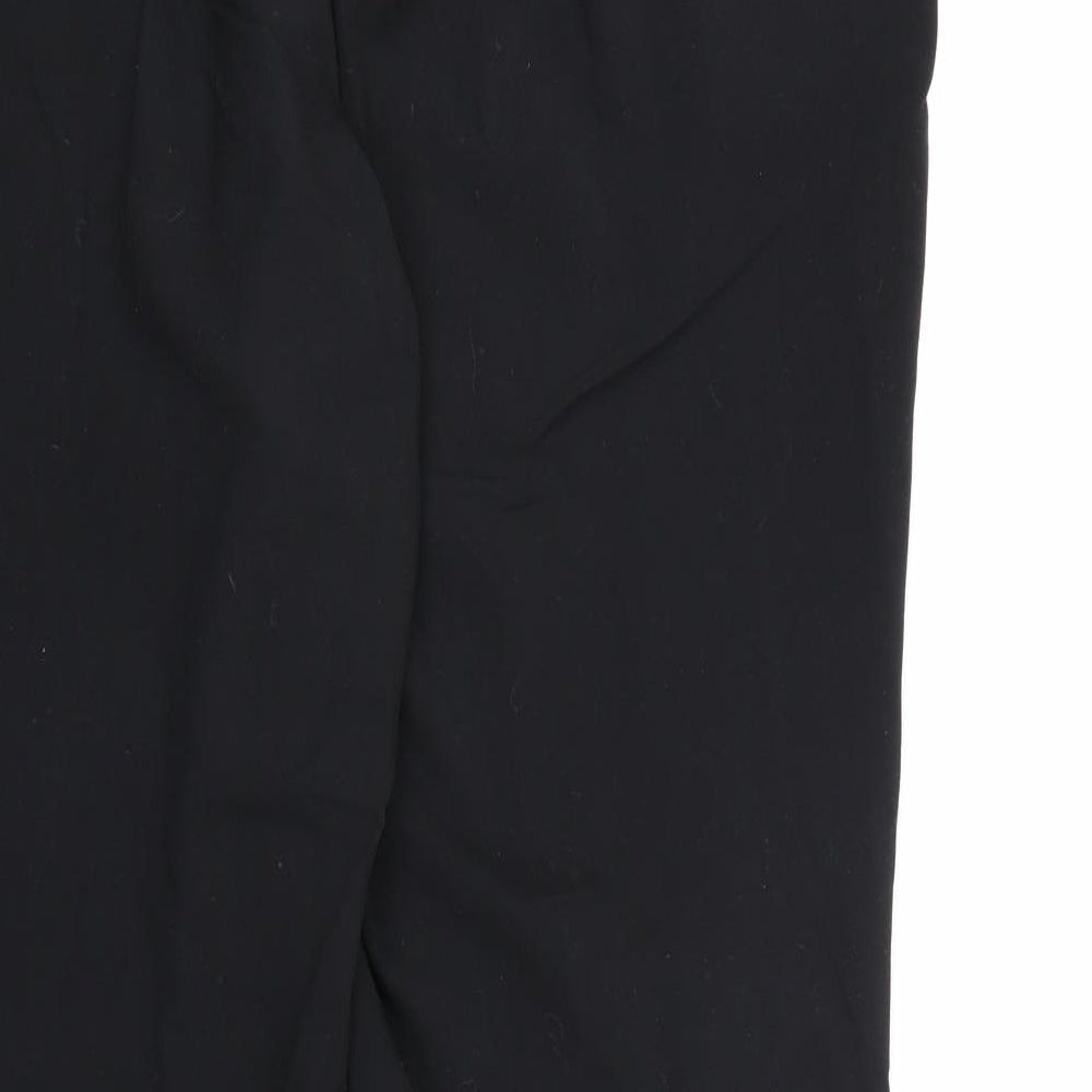 Marks and Spencer Womens Black  Rayon Dress Pants Trousers Size 18 L28 in