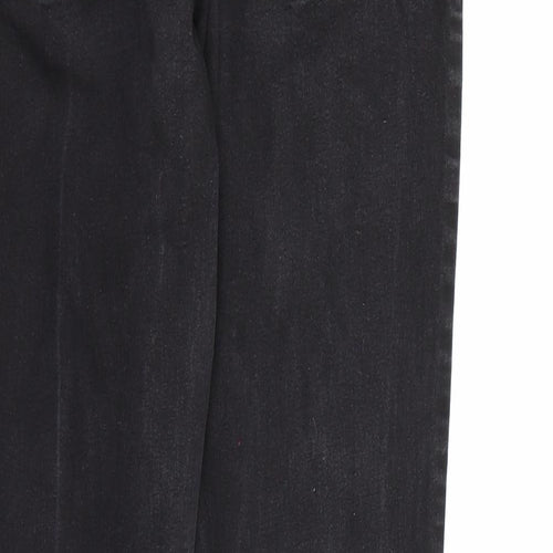 Denim co. Womens Black  Denim Skinny Jeans Size 14 L28 in
