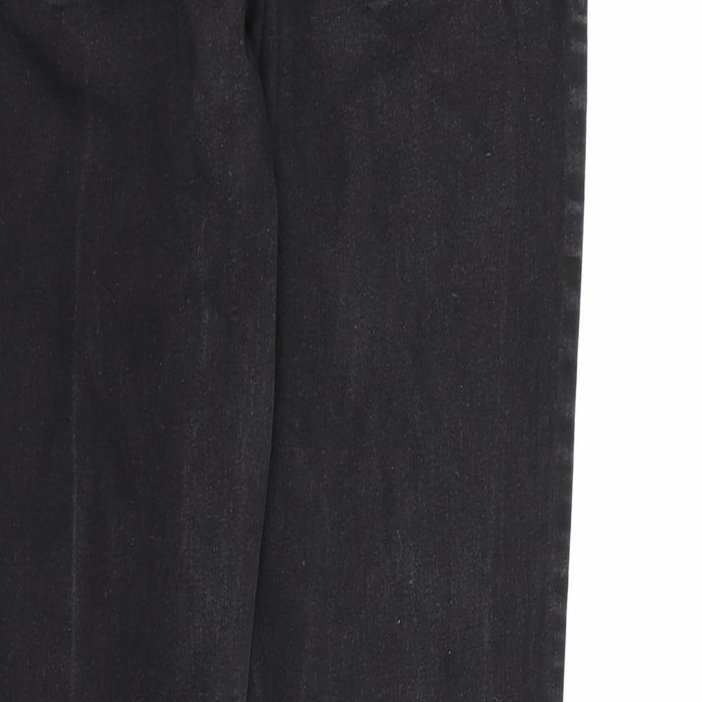 Denim co. Womens Black  Denim Skinny Jeans Size 14 L28 in