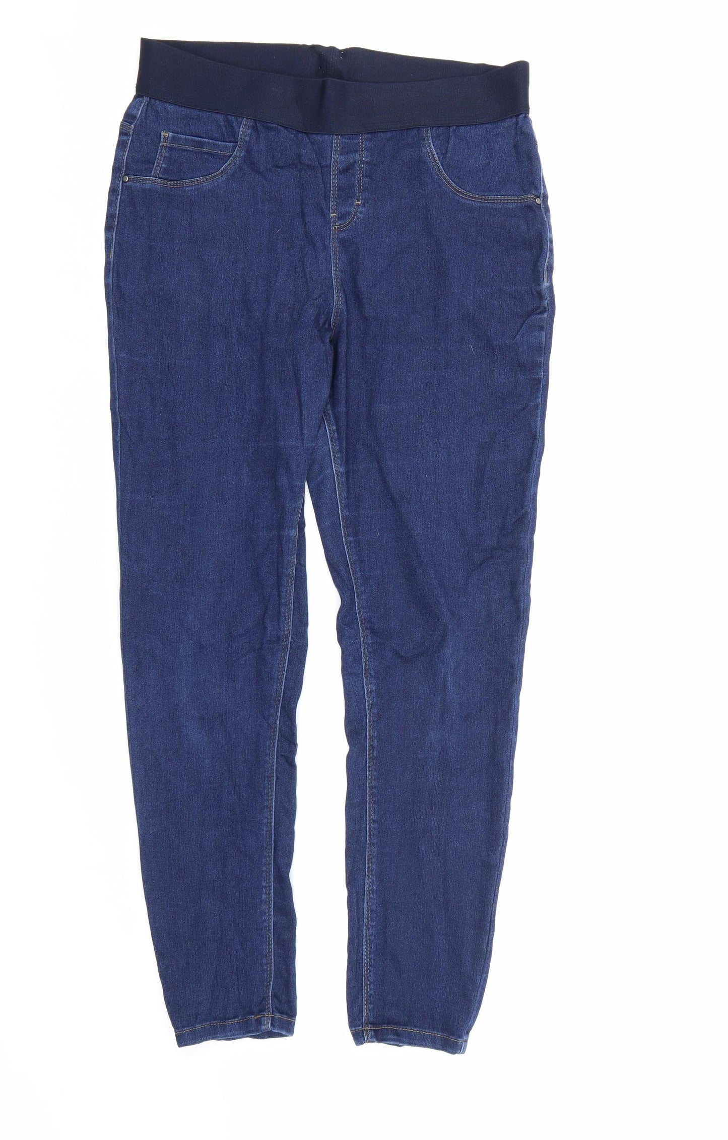 George Womens Blue  Denim Jegging Jeans Size 12 L26 in