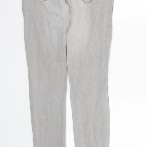 Zara Mens Grey  Denim Straight Jeans Size XS L30 in