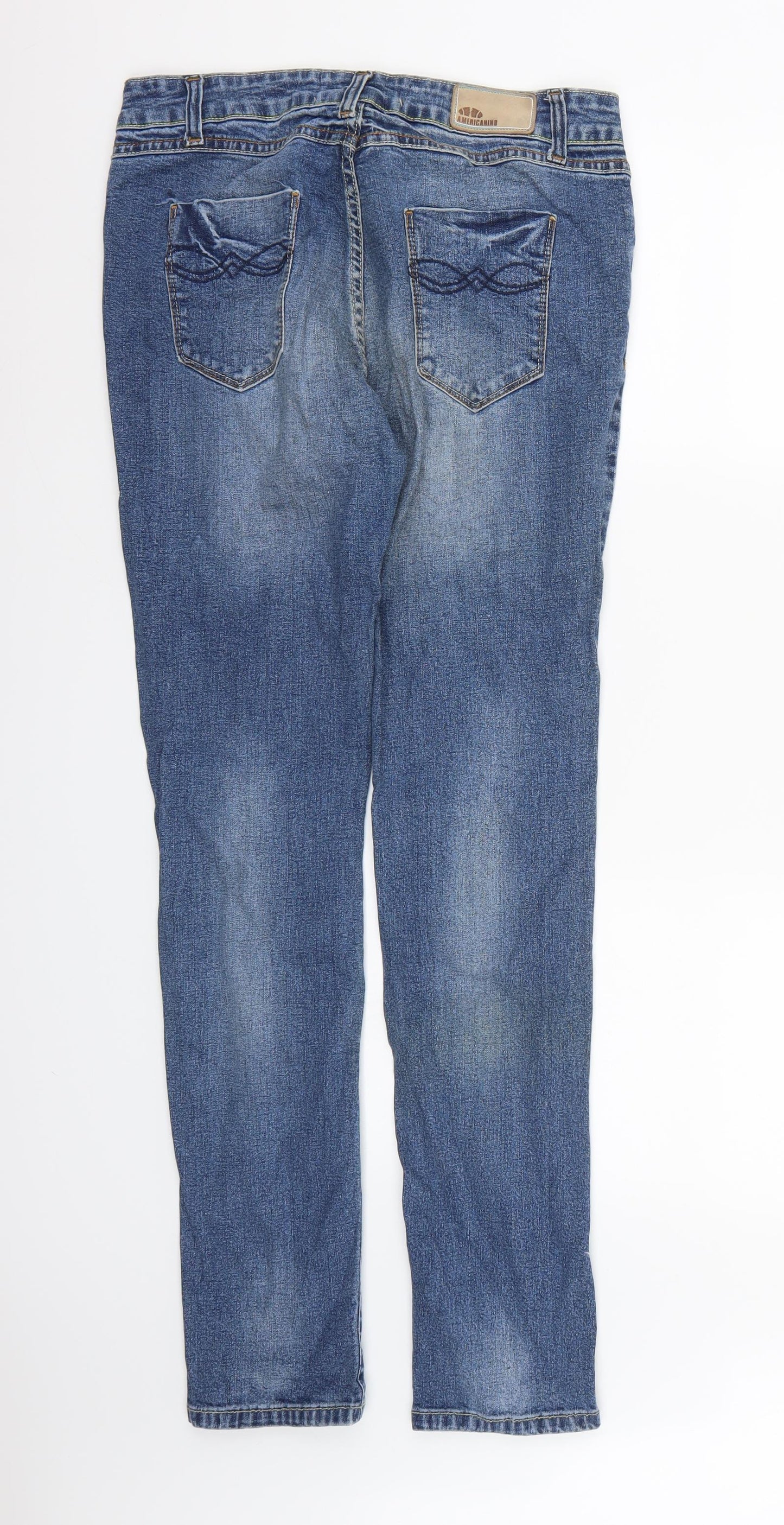 Americanino Mens Blue  Denim Straight Jeans Size S L31 in
