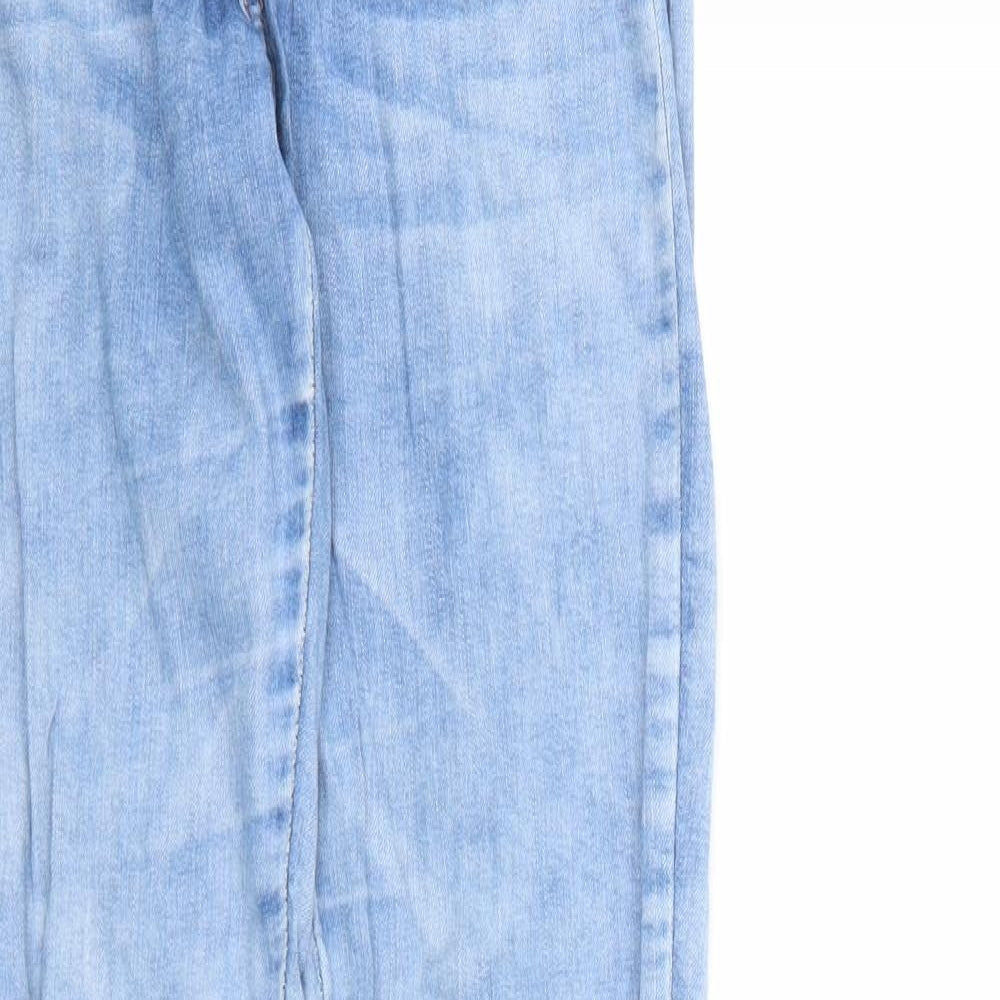 MISS RJ Womens Blue  Denim Skinny Jeans Size 8 L28 in