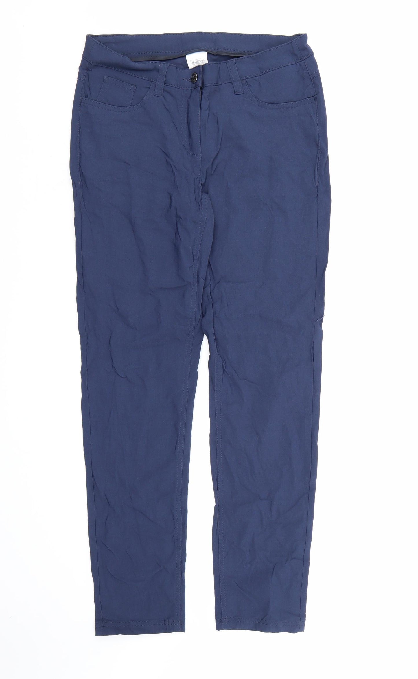 Up Fashion Womens Blue   Trousers  Size 12 L30 in