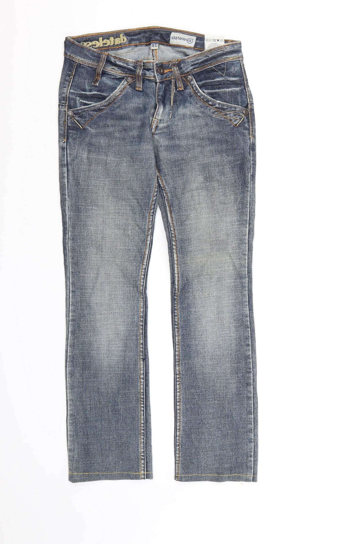 Dateless Mens Blue  Denim Straight Jeans Size XS L28 in