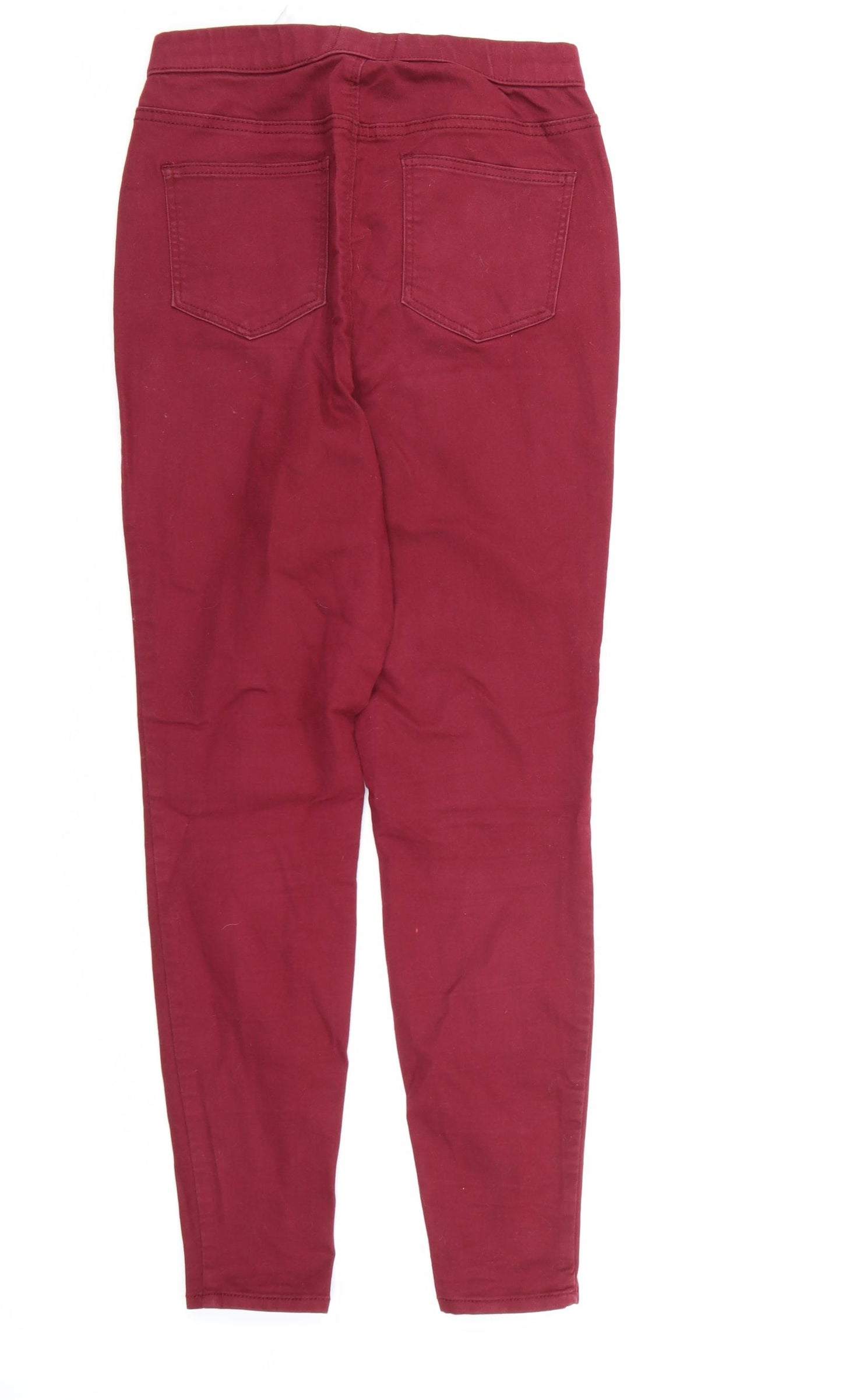 Papaya Womens Red  Denim Jegging Jeans Size 10 L26 in