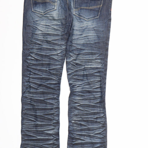 Preworn Womens Blue  Denim Bootcut Jeans  L32 in