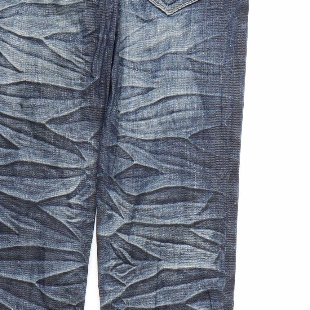Preworn Womens Blue  Denim Bootcut Jeans  L32 in