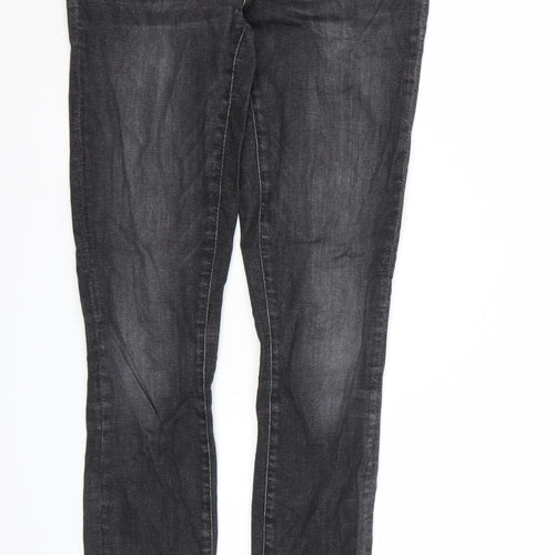 Only Mens Black  Denim Skinny Jeans  L32 in