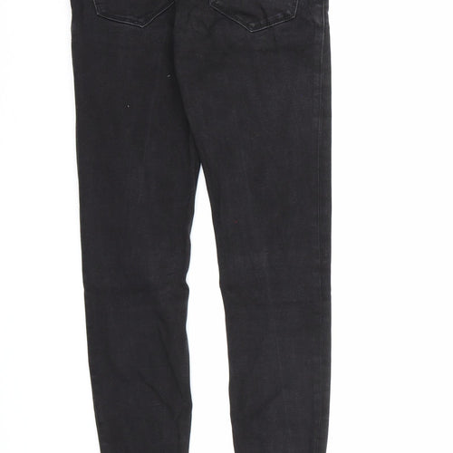 ASOS Womens Black  Denim Jegging Jeans Size 8 L28 in