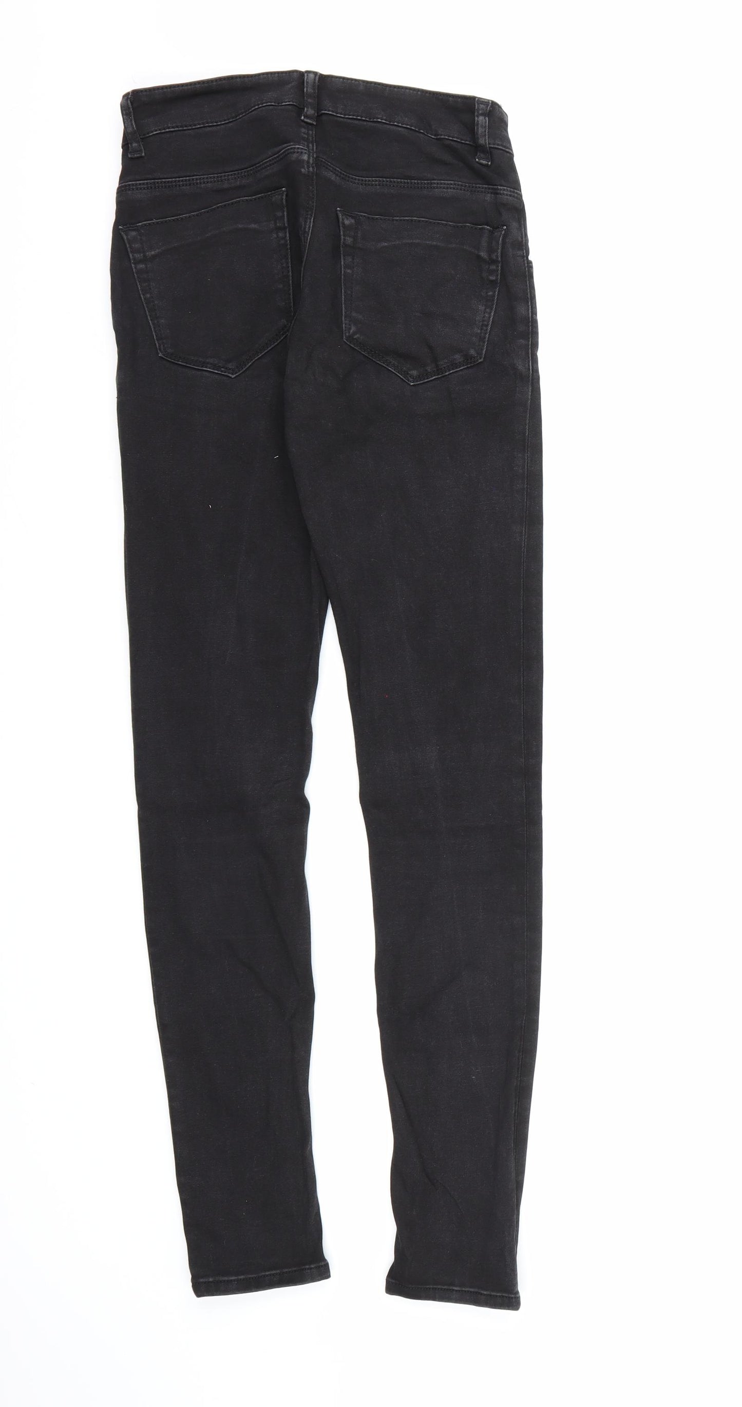 ASOS Womens Black  Denim Jegging Jeans Size 8 L28 in