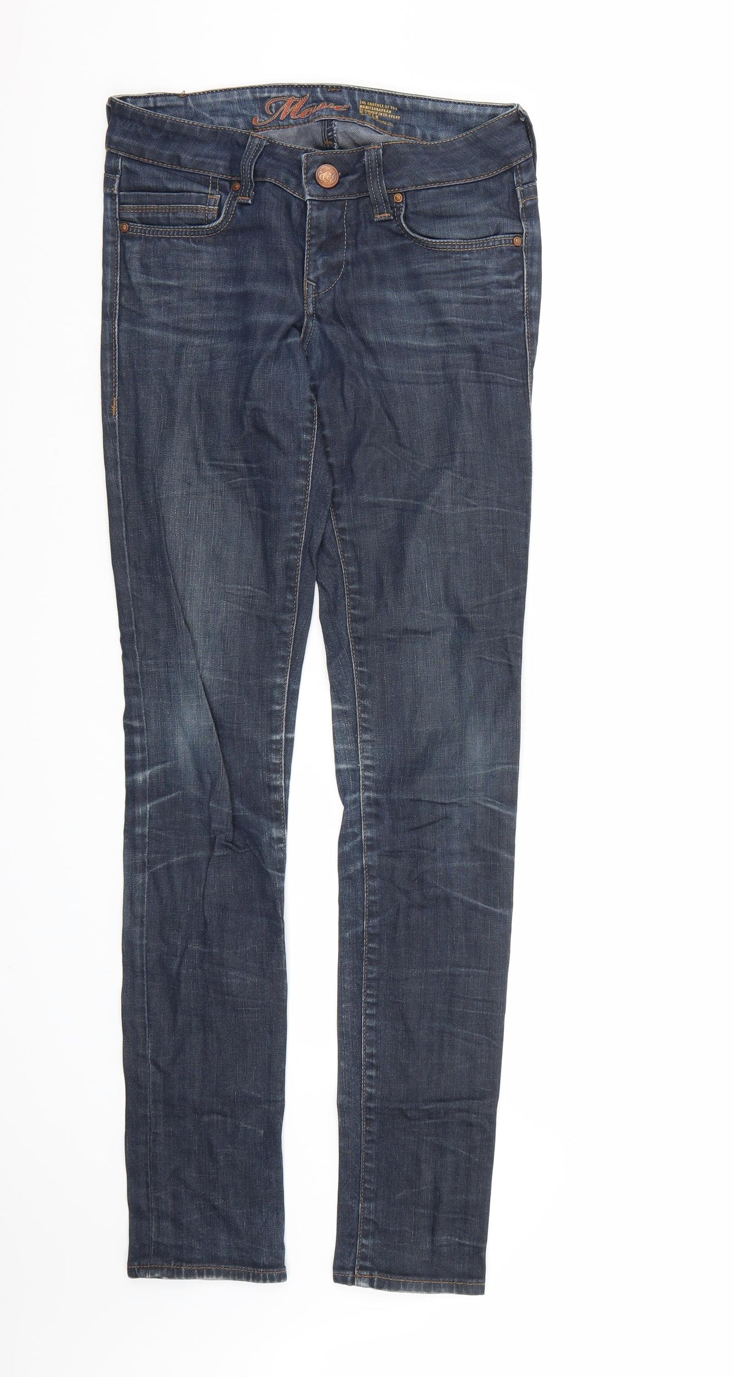Mavi Jeans Mens Blue  Denim Straight Jeans  L34 in