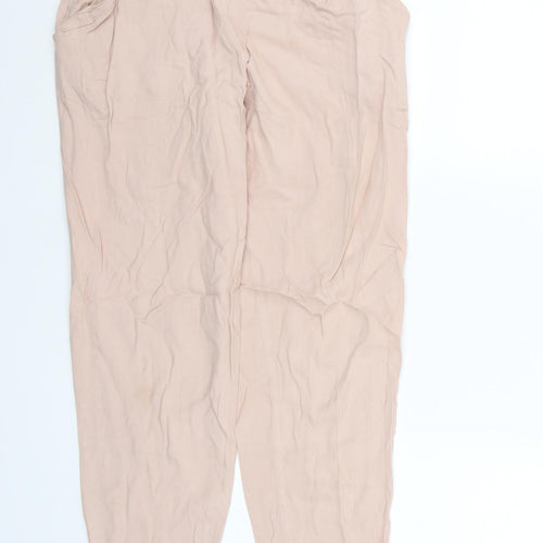 New Look Womens Pink   Bloomer Trousers Size 8 L26 in