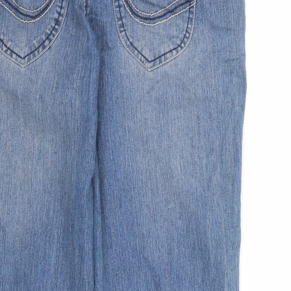 OKAY Womens Blue  Denim Cropped Jeans Size 10 L23 in