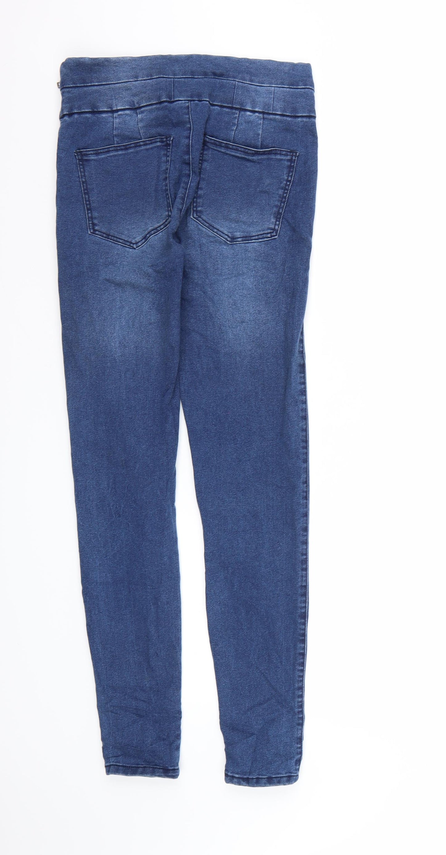 Preworn Womens Blue  Denim Skinny Jeans Size 10 L28 in