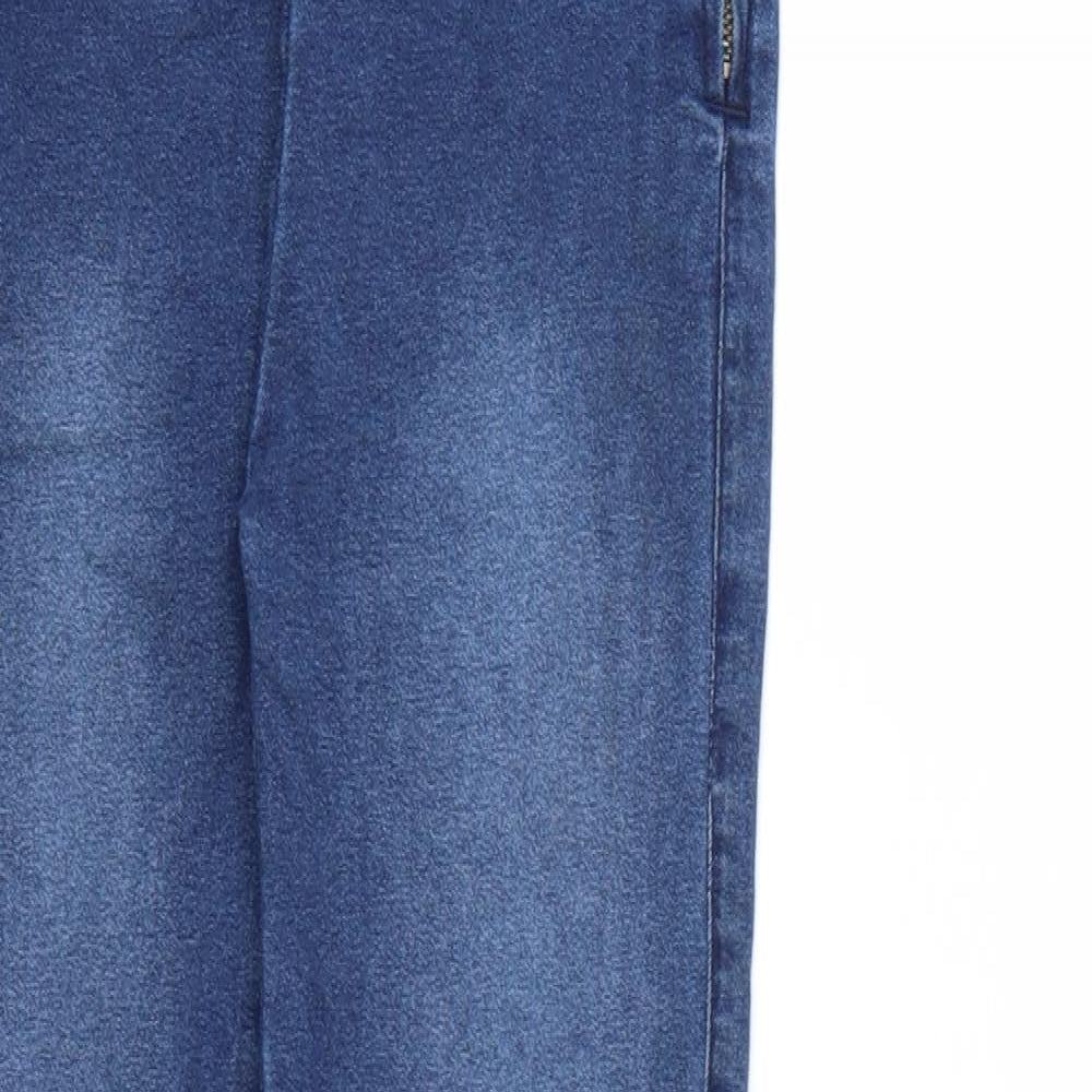 Preworn Womens Blue  Denim Skinny Jeans Size 10 L28 in