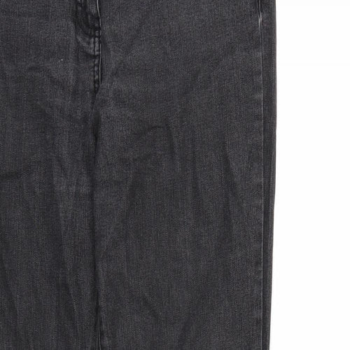 Bexleys Womens Black  Denim Straight Jeans Size 12 L32 in
