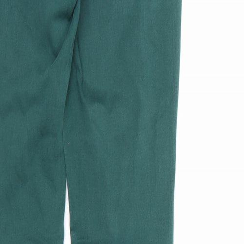 EDC Mens Green  Denim Straight Jeans  L32 in