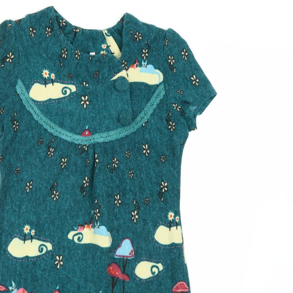 New Look Womens Green   A-Line  Size S