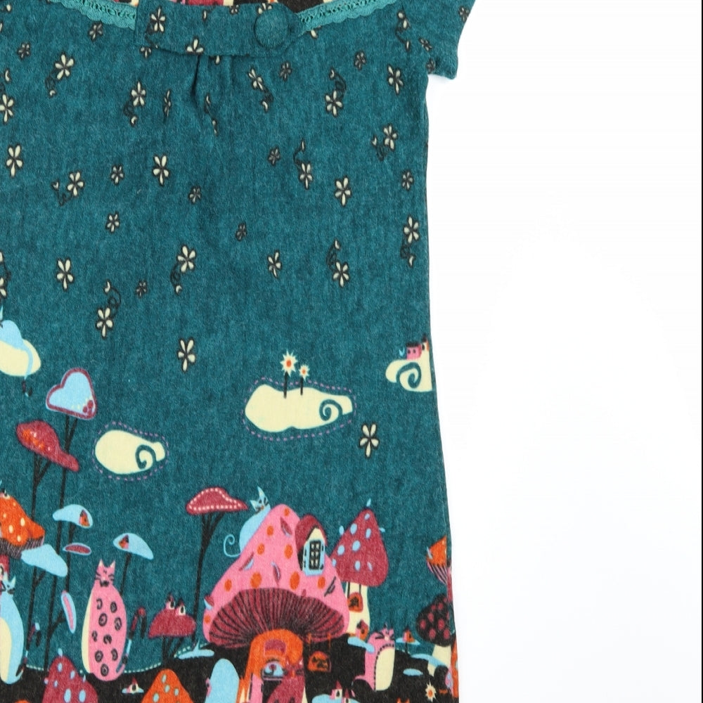 New Look Womens Green   A-Line  Size S
