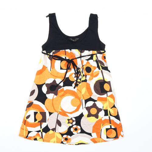 Dorothy Perkins Womens Orange Floral  Camisole Tank Size 8