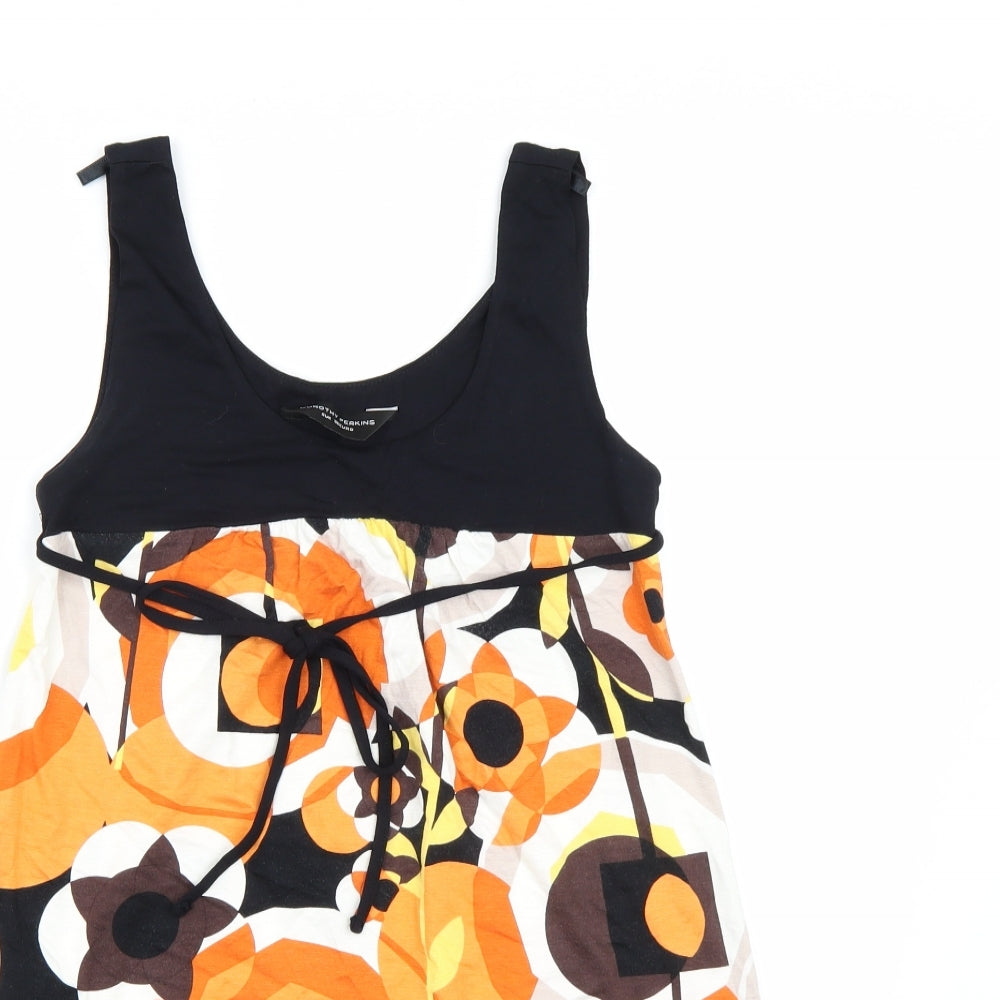 Dorothy Perkins Womens Orange Floral  Camisole Tank Size 8