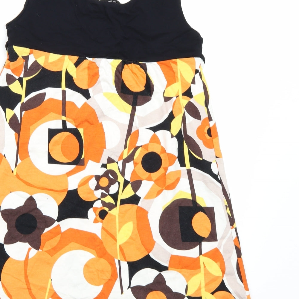Dorothy Perkins Womens Orange Floral  Camisole Tank Size 8