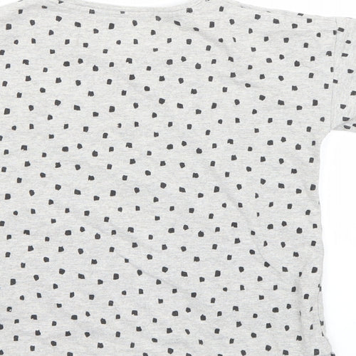 Minoti Girls Grey   Basic T-Shirt Size 5-6 Years
