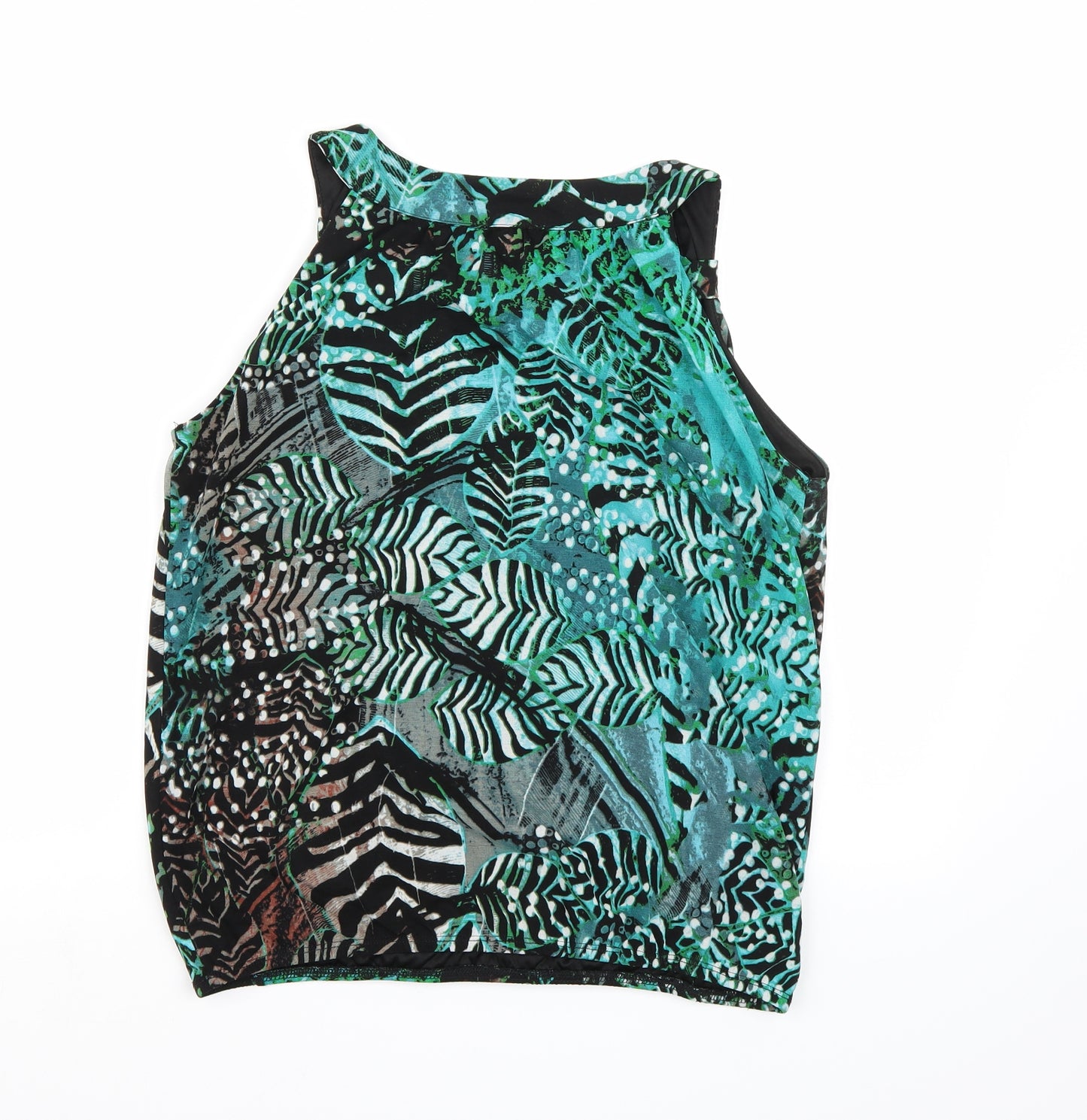 Klass Womens Green Floral  Camisole Tank Size M