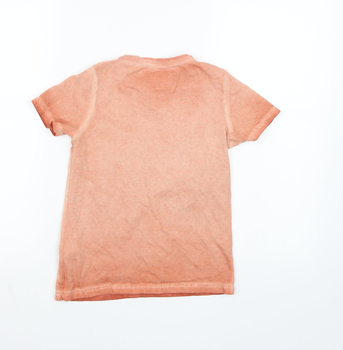 F&F Boys Orange   Basic T-Shirt Size 6-7 Years