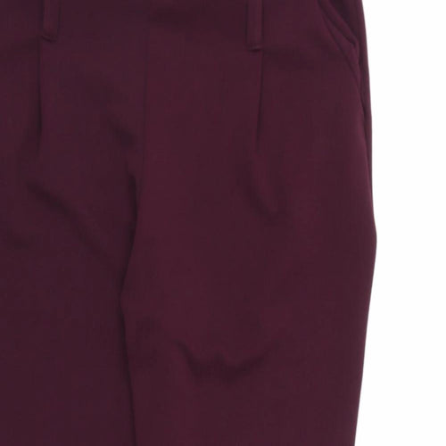 Select Womens Purple  Rayon Bloomer Trousers Size 18 L28 in