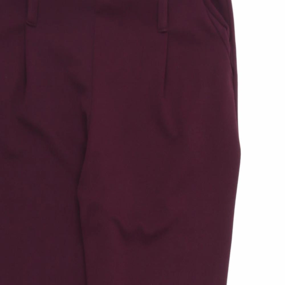 Select Womens Purple  Rayon Bloomer Trousers Size 18 L28 in