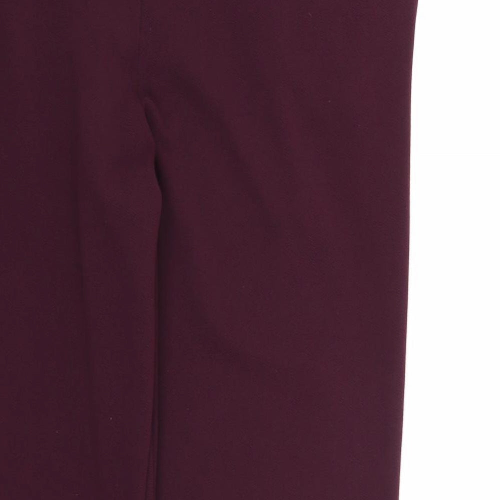 Select Womens Purple  Rayon Bloomer Trousers Size 18 L28 in