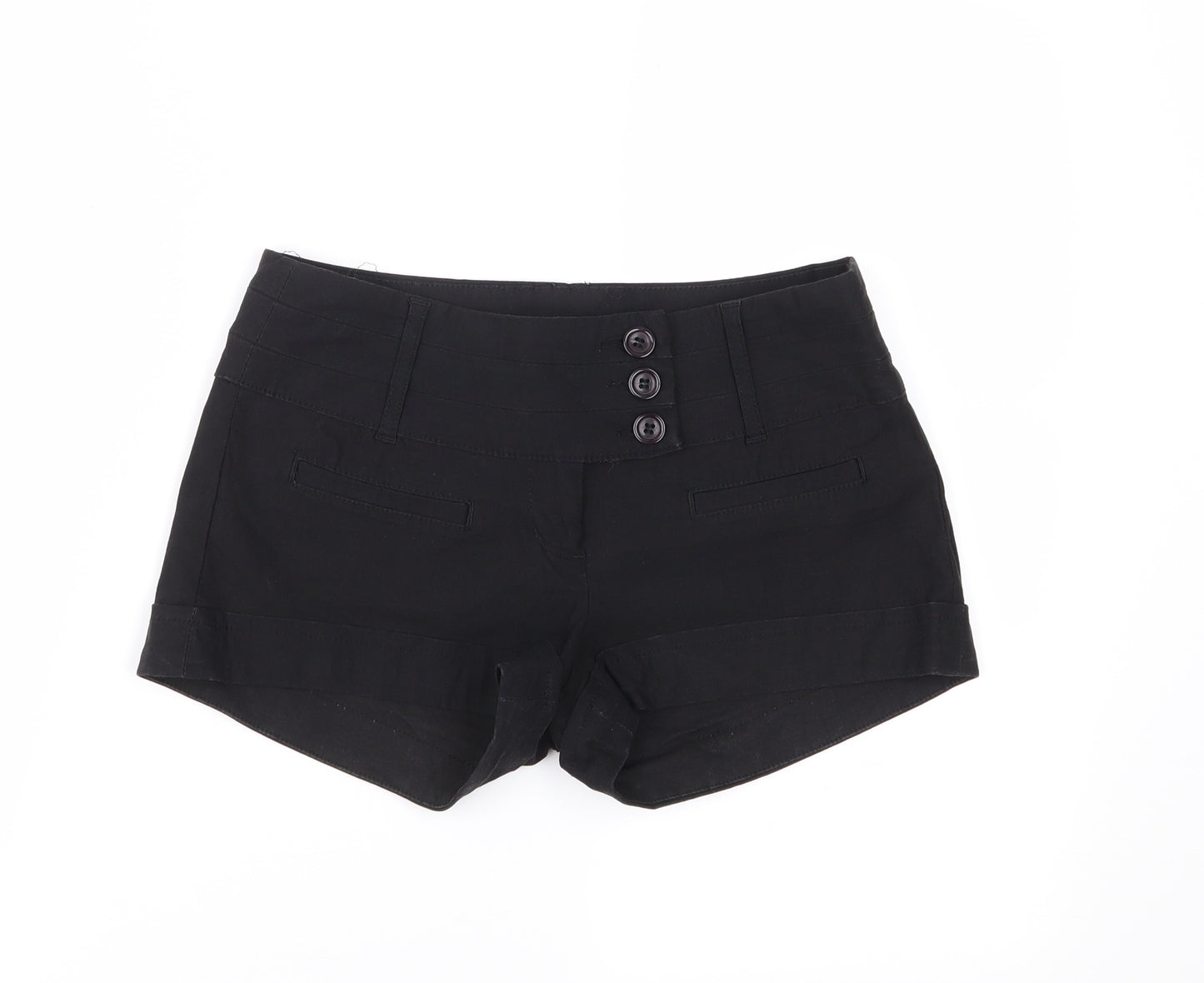 Jane Norman Womens Black   Hot Pants Shorts Size 10