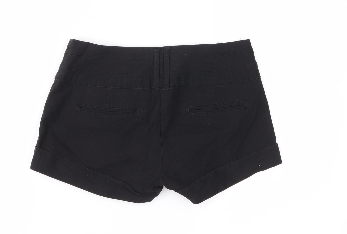 Jane Norman Womens Black   Hot Pants Shorts Size 10