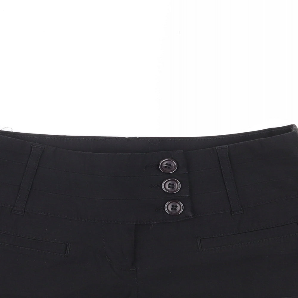 Jane Norman Womens Black   Hot Pants Shorts Size 10