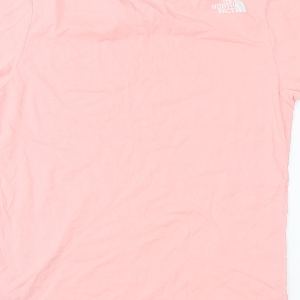 The North Face Mens Pink  Jersey  T-Shirt Size S
