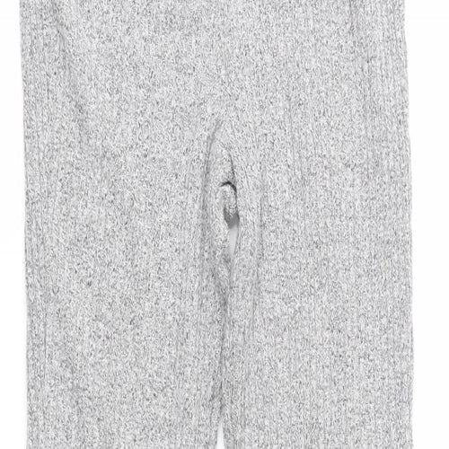 Topshop Womens Grey  Jersey Trousers  Size 10 L29 in