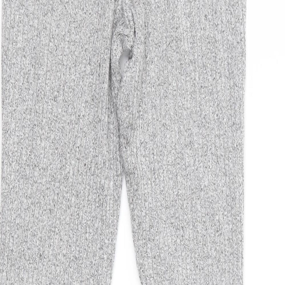 Topshop Womens Grey  Jersey Trousers  Size 10 L29 in