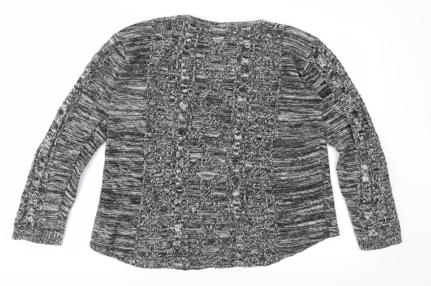 FOREVER 21 Womens Black  Knit Pullover Jumper Size M