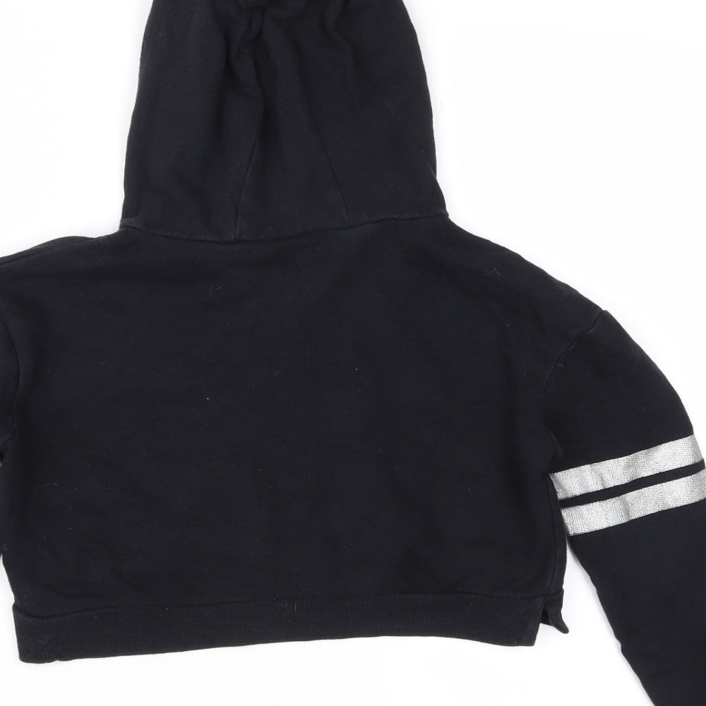 Miss E-vie Girls Black   Pullover Hoodie Size 7-8 Years