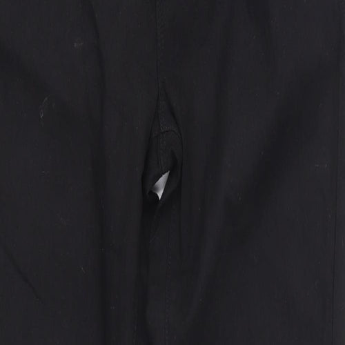 Denim & Co. Womens Black   Chino Trousers Size 8 L26 in