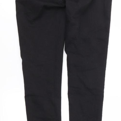 Denim & Co. Womens Black  Denim Straight Jeans Size 8 L29 in