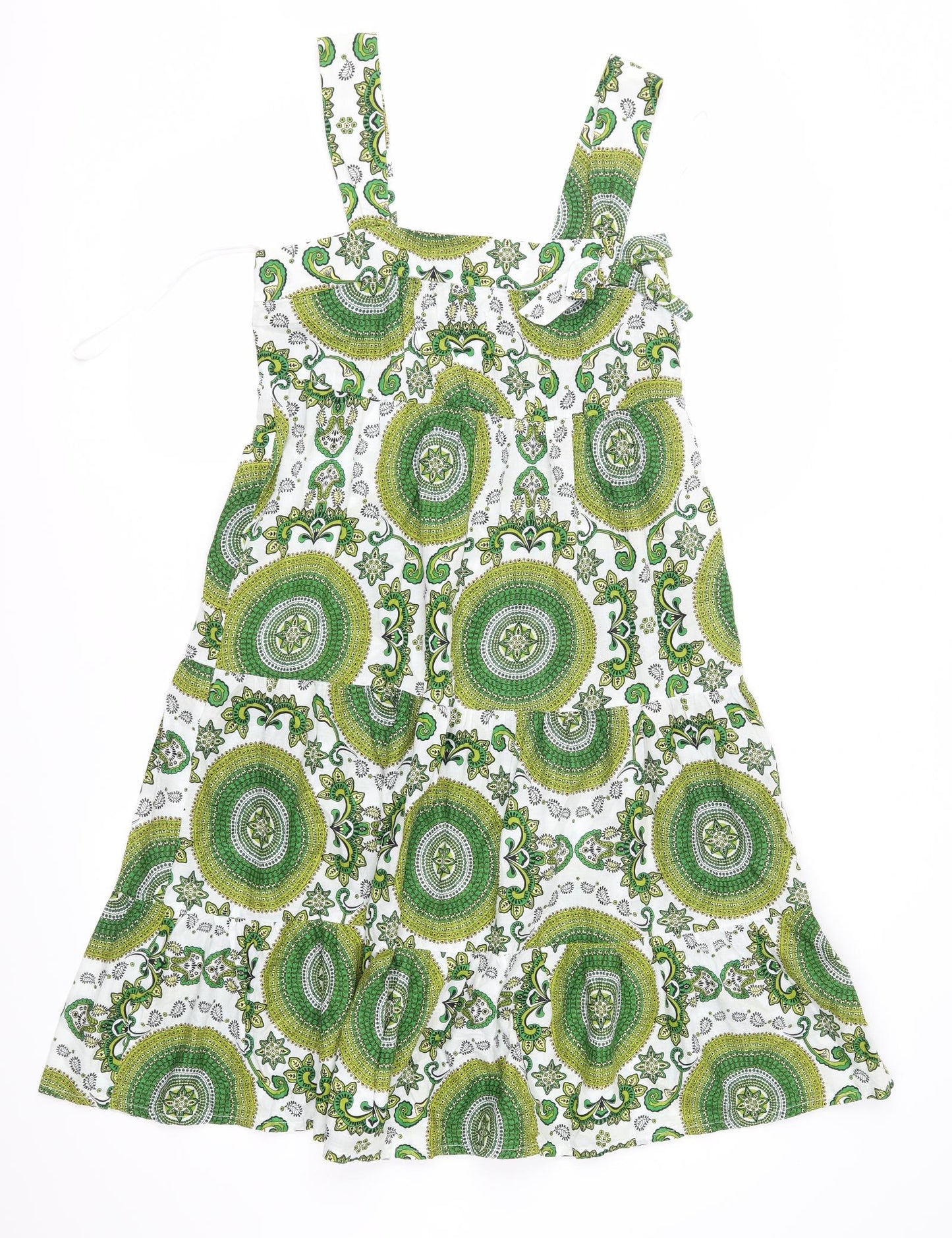 George Womens Green Floral  Shift  Size 8