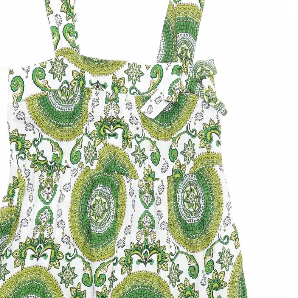 George Womens Green Floral  Shift  Size 8