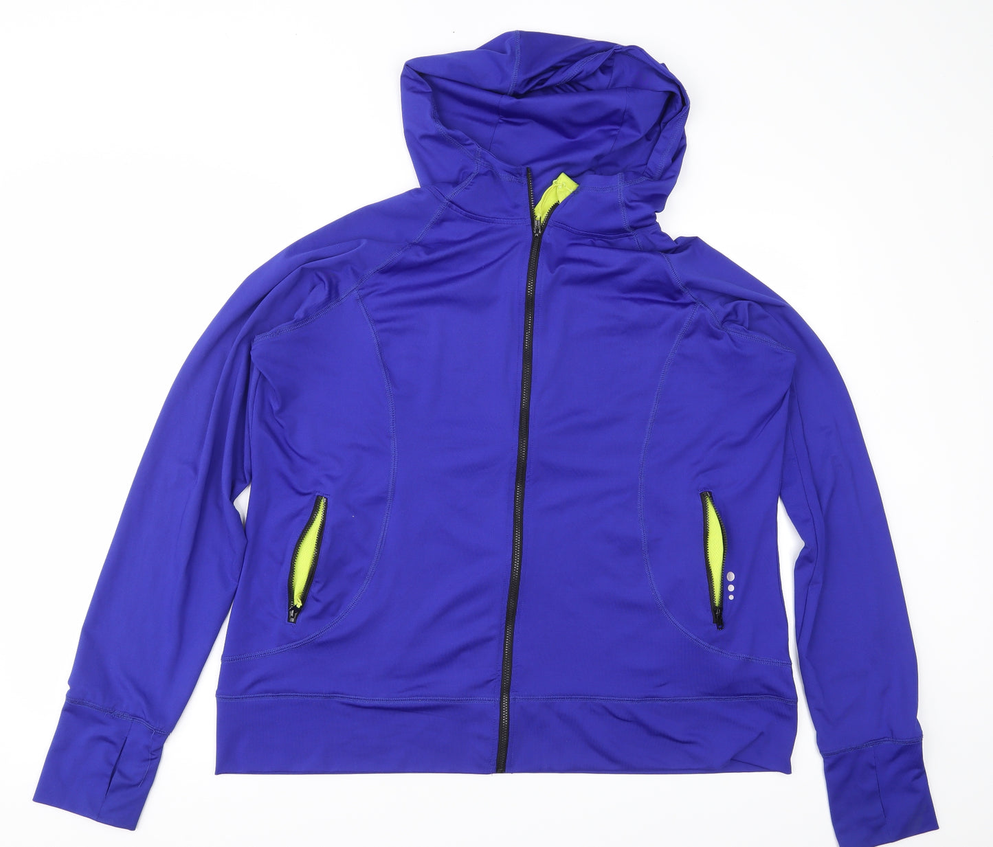 TU Womens Blue   Full Zip Hoodie Size XL