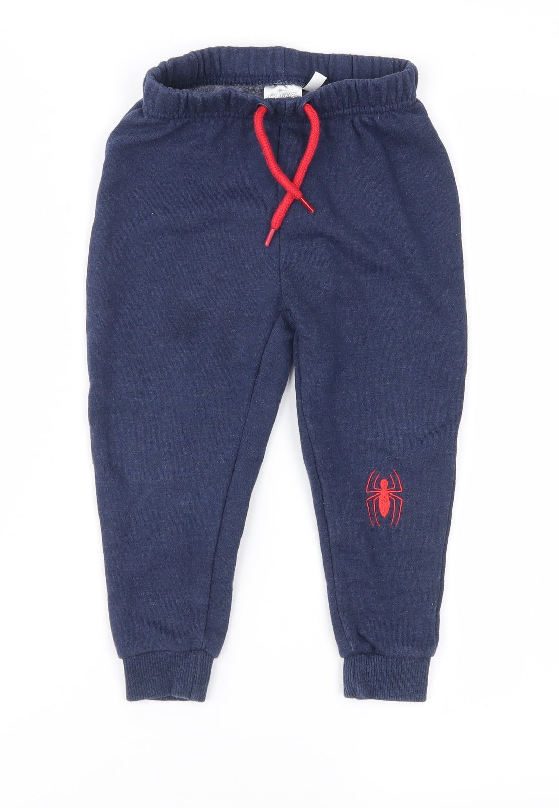 Marvel Comics Boys Blue   Jogger Trousers Size 2-3 Years - Spider Man